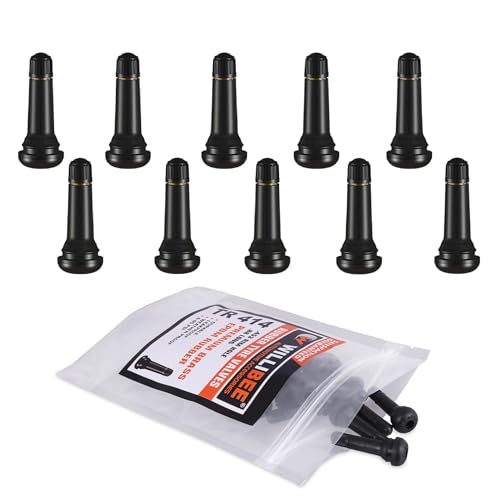 Image of WILLIBEE TR414 Tyre Valve Stem, EPDM Rubber Tubeless Tire Valve Stem for Car (TR414-10Pcs)