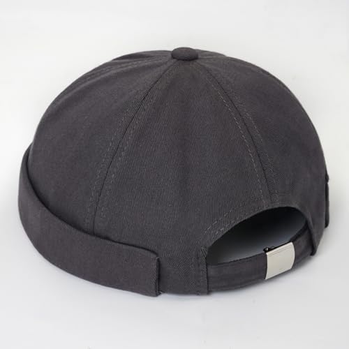Image of Dome Brimless Hats for Women Men Beanie Docker Cap Sailor Skull Cap