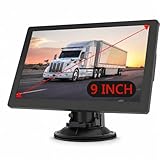 Truck GPS Navigation 9' for Truck & RV Drivers – Custom Routing by Size & Weight, Free Lifetime Map Updates, Voice Directions, Speed Alerts, Lane Assist, Offline GPS System