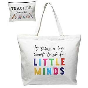 ECOHIP Canvas Teacher Bag Tote Teac...