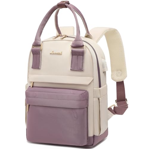Image of LOVEVOOK Mini Backpack for Women Stylish Waterproof Backpack Purse with USB Port, Cute Daypack for College Travel Party