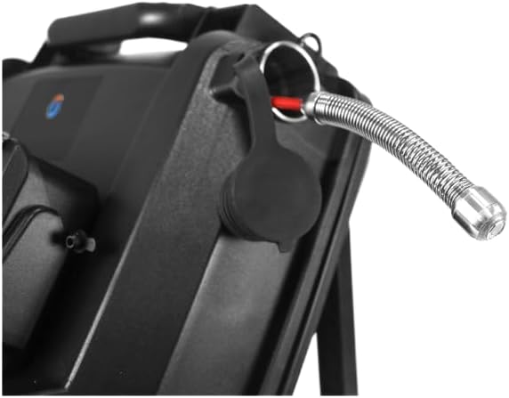 Vividia VS-20208 Portable Sewer Pipe Inspection Camera, 20mm/0.79in Diameter Camera Head, 20m/66ft Long Push-Rod Cable, 8in LCD Monitor