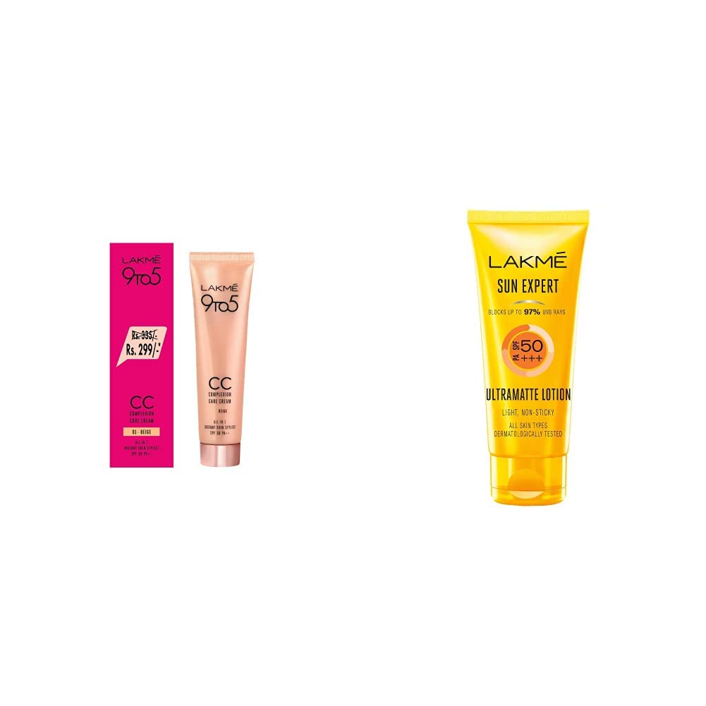 LAKMÉ 9 To 5 Complexion Care Face Cream for All Skin Type, Beige, 30G