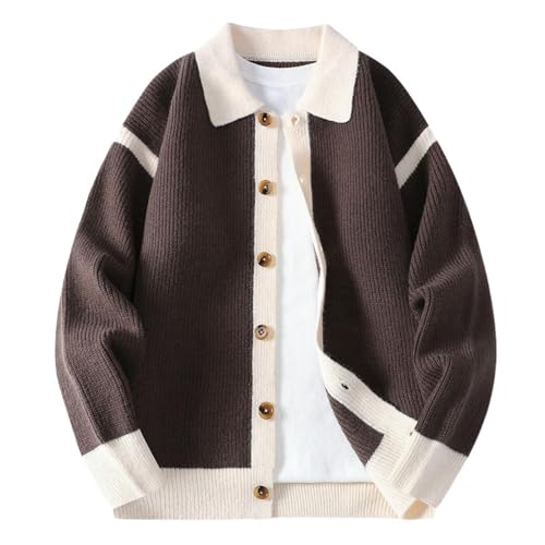 Pull en tricot à revers homme idéal pour vos loisirs et sorties d'hiver
