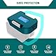 2-Pack USB Akku Adapter für Makita 18V Li-Ion Akkus, Akku Halterung, Power Battery Connector, Mobile Ladegerät-Adapter mit USB und Typ-C Schnellladung Power Wheel Adapter (nur Adapter)
