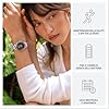 Garmin Lily 2 Active, Smartwatch per Donne, Elegante e Compatto, 38mm, Display LCD 1.3'', Quadrante decorato, GPS, Notifiche, Autonomia 9 giorni, Silver & Purple Jasmine