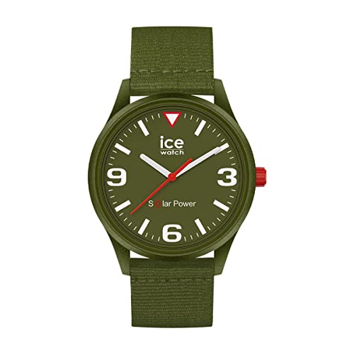 Ice-Watch - ICE solar power Khaki tide - Reloj verde para Hombre con Correa de Tide ocean - 020060 (Medium)