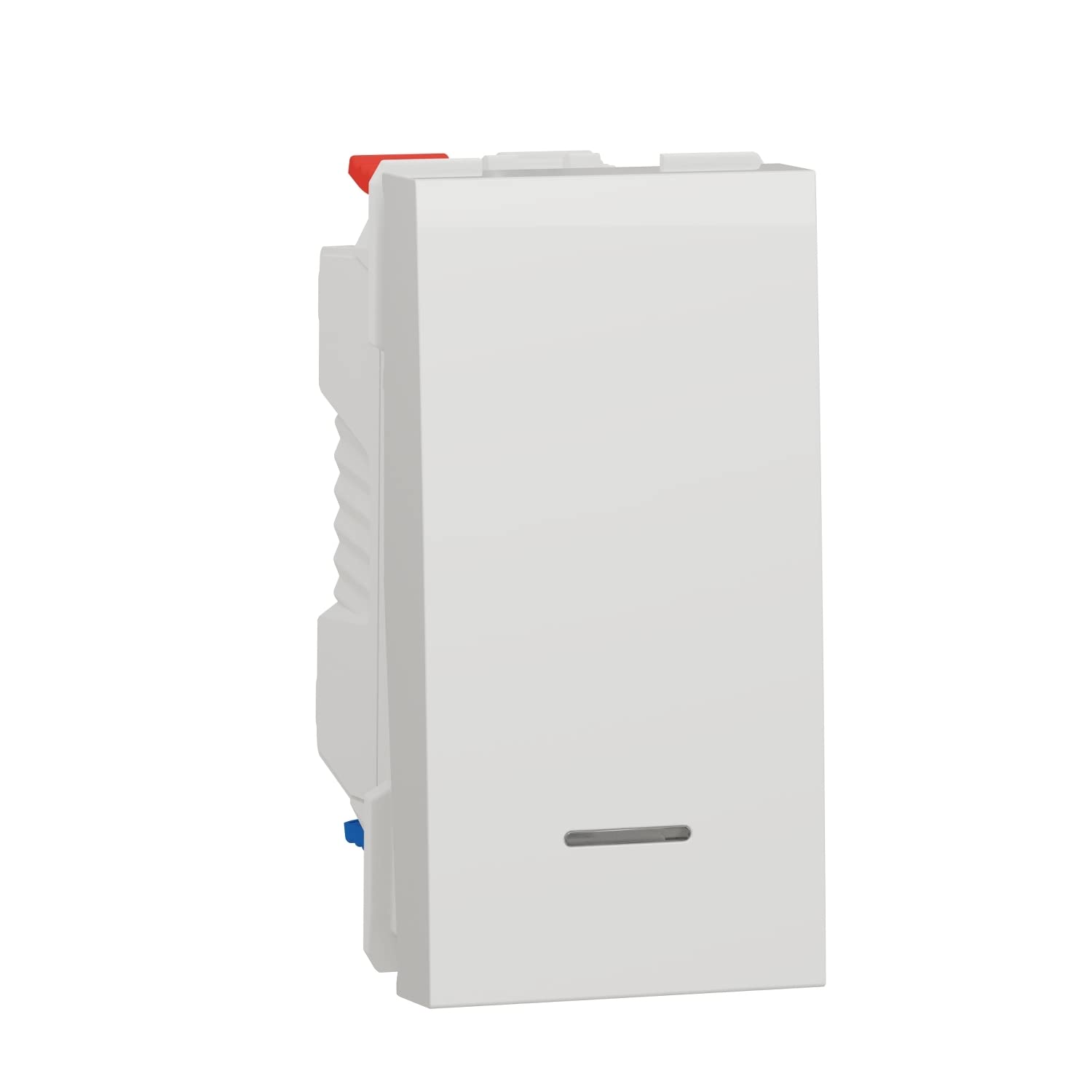 Schneider Electric - Unica - va-et-vient lum témoin - 10A - connex rapide - 1 mod - Blanc - méca seul - NU310318S