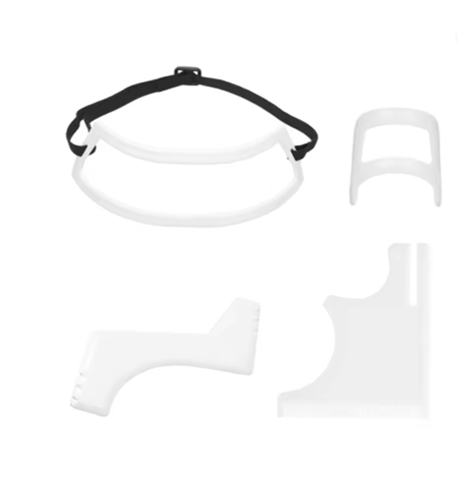5/4Pcs Haarschnitt Kit Bart Haar Spitzbart Ausschnitt Rasieren Vorlage Haaransatz Gestaltung Werkzeug Schneiden Pflege Barber Liefert(White4pcs)