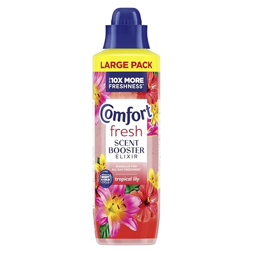 Comfort Fresh Tropical Lily Scent Booster with ScentLock Technology Elixir for up to 10x More Freshness* 736 ml