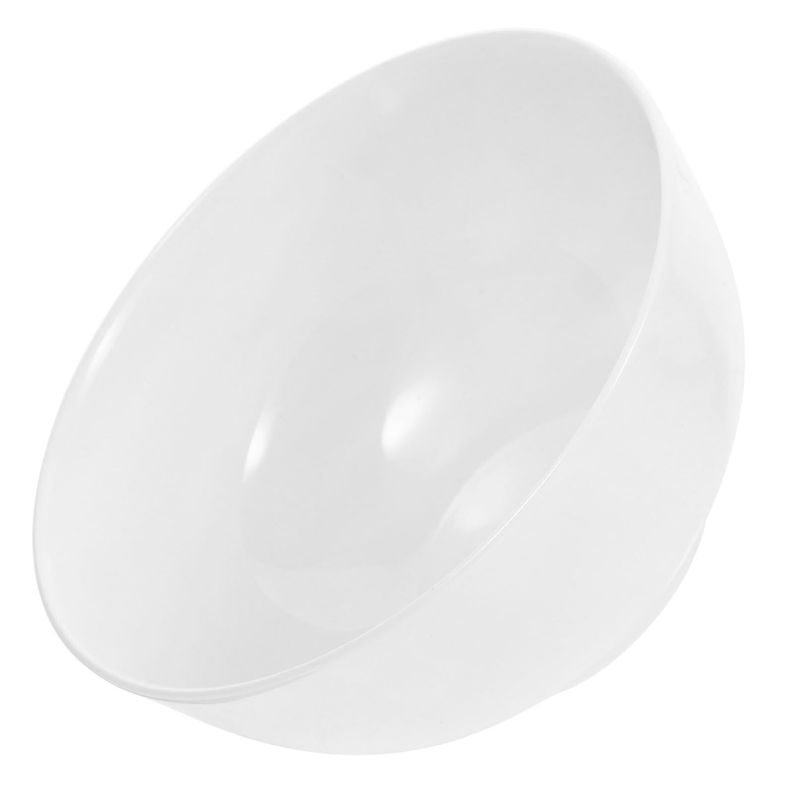 Bol rond en céramique blanc pour fruits et salades de cuisine