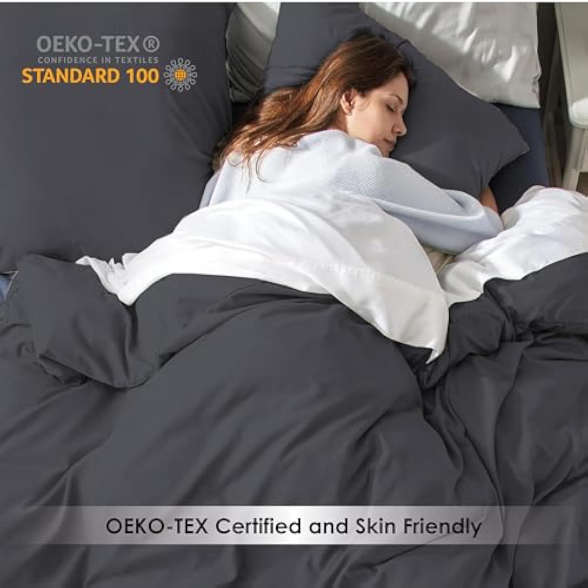 Double Duvet Cover Sets - Soft Brushed Microfiber Bedding