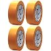 Produktbild 4x Rollen | 38mm x 50m | Goldband (soft) | Maler Abdeckband | klebemeister.eu