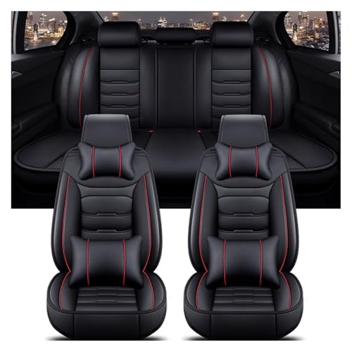 Housse Siège Voiture Finition Soignée Design Sport Noir et Rouge pour Intérieur BMW Série 1