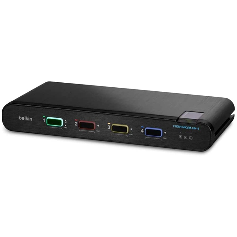 Amazon.com: Belkin 2nd Gen Secure KVM Switch, 4-Port Single Head w