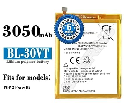 Image of Original BL-30VT Battery for Tecno i5 30VT Battery with 6 Month Warranty (EE74)