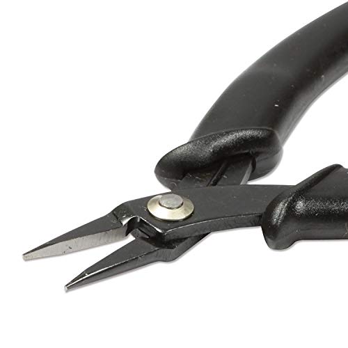 The Beadsmith Hi-Tech Chain Nose Pliers, 5.5 inches (140mm) with high Carbon Steel Head - Image 4