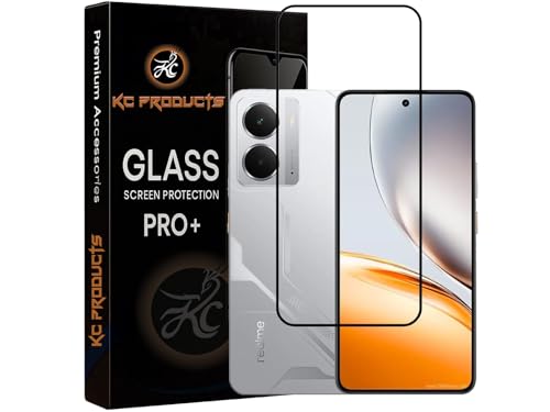 Image of Tempered Glass Screen Protector Compatible For REALME Realme P3 with Easy Self Installation Kit