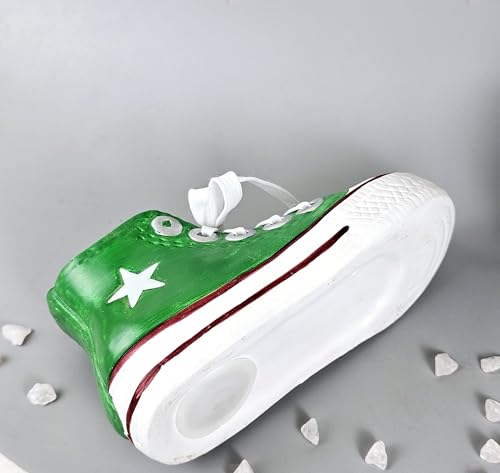 Image of SATYAM KRAFT 1 Piece Owl Polyresin Piggy Bank, Kids Coin Box Gullak, Coin Holder Showpiece for Rupees Saving, Coin Storage Box for Girl,boy, Adults-Money Kilona ATM for Gifting,Birthday Green