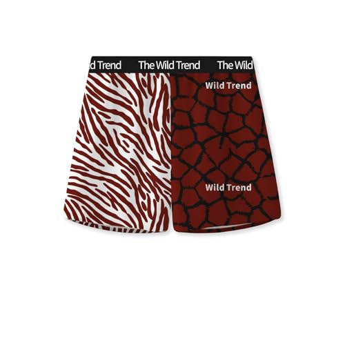 Boxer de hombre de estampado leopardo en algodon suelto lote de 3 piezas talla L 6