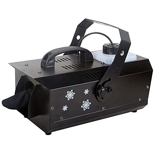 Máquina de nieve artificial de 600 W, efecto copos de nieve, para Halloween, Navidad, conciertos y fiestas, control remoto o cableado, tanque de 1 L miniatura 1