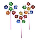 IWOWHERO 25pcs Cartoon Windmill Spinners Kids Windmill Toy Durable Material Fun for All Ages Decor Random Style