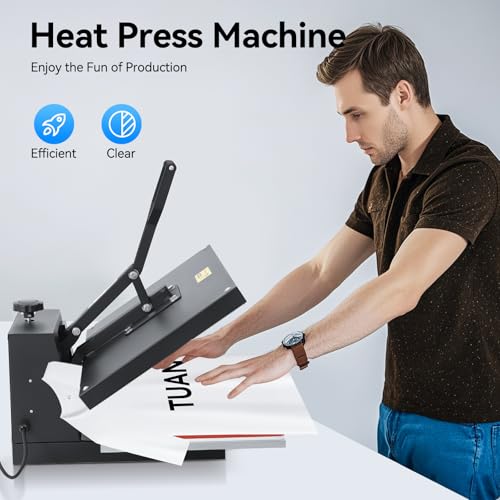 Smart Heat Press Machine 1800W 16x24 Inch miniatura 5