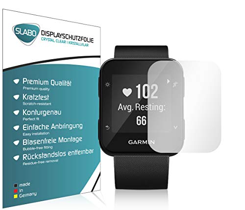 Slabo 4 x protector de pantalla para Garmin Forerunner 35 lámina protectora Ultra Transparente