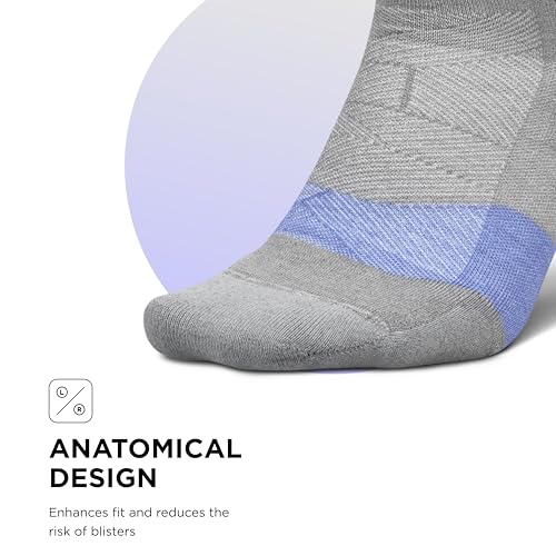 Image of Feetures Merino 10 Cushion Quarter Sock Stripe