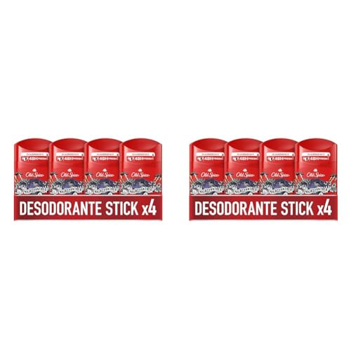 Old Spice Night Panther Desodorante En Barra Para Hombre, 48 Horas Fresco, 0% Sales De Aluminio, 4x50 ml (Paquete de 2)