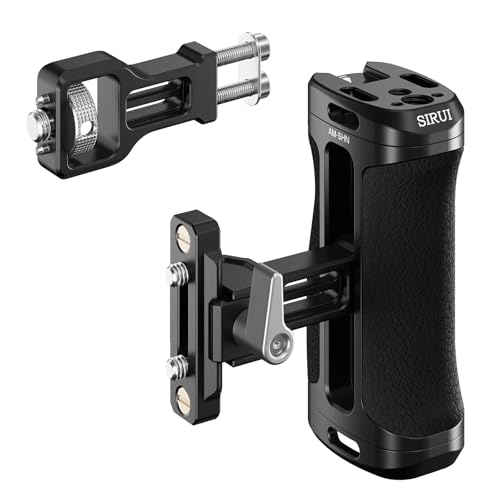 Image of SIRUI AM-SHN Camera Cage Side Handle, ARRI NATO Mount, Cold Shoe
