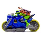 Teenage Mutant Ninja Turtles Backflip Riders 4-Pack, TMNT Rev-Up Motorcycle Toy Vehicles with Backflip Stunt Action, Rubber Tires, Mutant Mayhem Toy Set for Kids Ages 5+