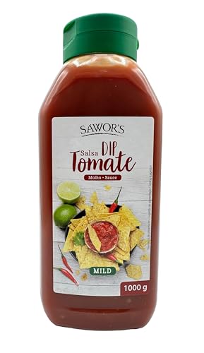 SAWORS - Molho de tomate, tempero Dip Mild, pronto a untar Nacho - 1 kg