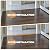 Door Thresholds Floor Transition Strip 36 inch, 1/2'' ~ 3/5'' Threshold Ramps for Doorways, Edge Reducer Vinyl Transition Strip for Door Floor (Light Brown)