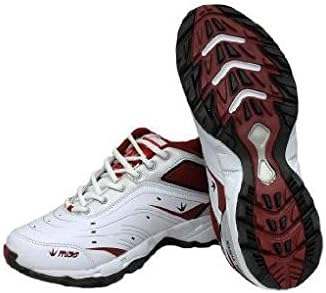 Crickworld4u MIDS MID-Power Cricket Shoes Rubber Studs - US 9 Size