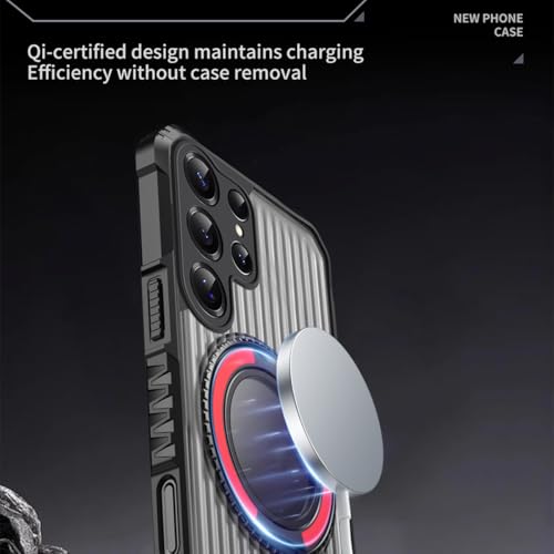 YOGISU Capa protetora à prova de choque com suporte para carregamento Samsung A16 (para Samsung A16/azul escuro)