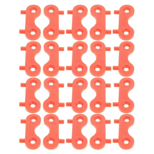 Hemobllo 20pcs Boat Deck Plate Key Marine Hatch Opener for Fuel Caps Orange
