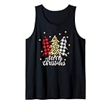 Photo Gallery cute christmas trees white red buffalo plaid leopard print canotta Photo Gallery cute christmas trees white red buffalo plaid leopard print canotta
