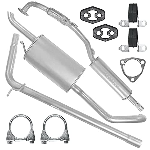 Schalldämpferset Auspuffanlage Auspuff für 1.2i Ibiza 3 III 6L Fabia 1 I 6Y 1 Polo 4 IV 9N
