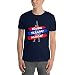 UTOPISH Young Scrappy Hungry Hamilton Musical Merchandise Unisex T-Shirt for Theater and Broadway Lovers Navy