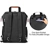LUXJA Breast Pump Bag with Compartments for Cooler Bag and Laptop, Breast Pump Backpack with 2 Options for Wearing (Fits Most Major Breast Pump, Suitable for Working Mothers), Black