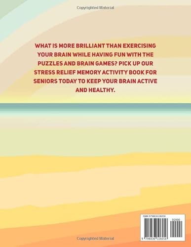 Independently Published Mayfield, Ellyse Stress Relief Memory Activity Book For Seniors: A Book Of Relaxing Activities thumb #1