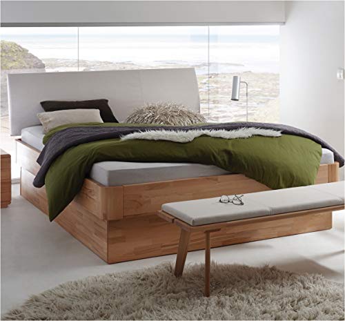 Preisvergleich Produktbild Hasena Fine Line Stauraumbett Practico Syma 18 Kernbuche 90x200