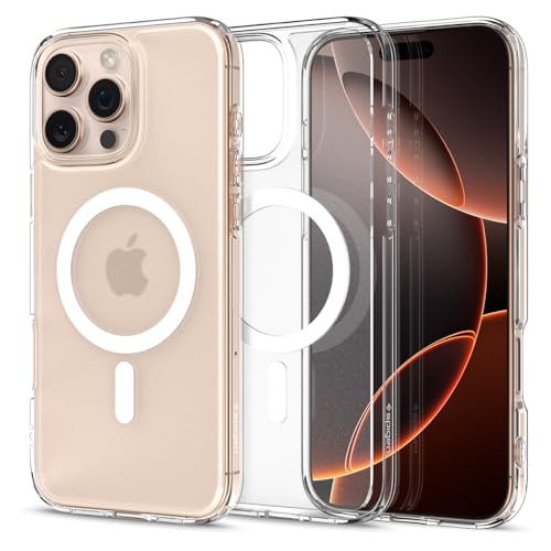 Image of Spigen for iPhone 16 Pro Case, Ultra Hybrid MagFit [Anti-Yellowing] [Compatible with Magsafe] - Frost White