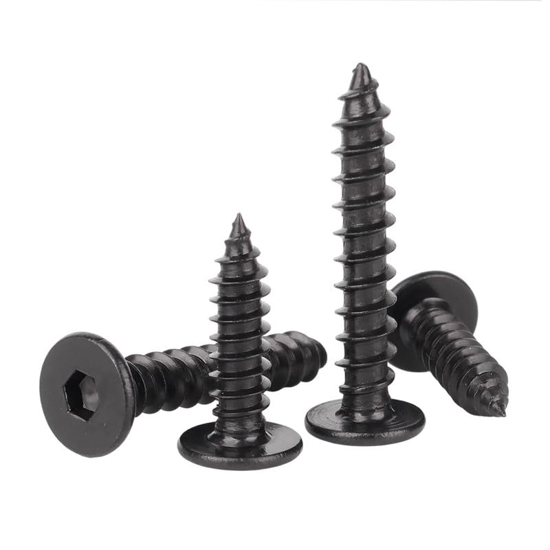 Tornillos autoperforantes acero inoxidable M3 x 6mm 100 piezas miniatura 6