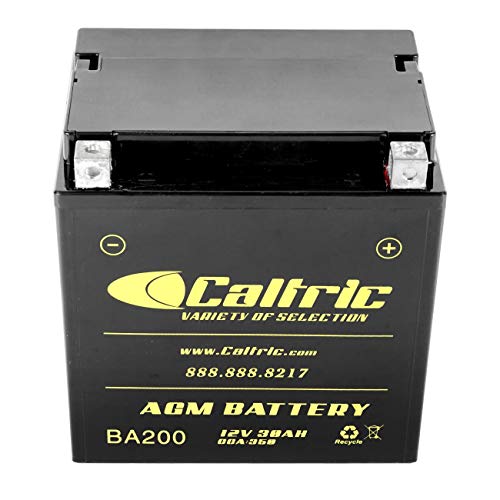 Caltric BA200/44 Agm Battery Compatible With Harley Davidson Flhri Road King 1997 1998 2000-2006 thumb #3