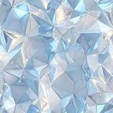 IOHEFY 10PCS 12x12 Inch Peel and Stick Floor Tiles Self Adhesive Vinyl Flooring Tile Geometric Ice Crystal Stickers Removable Wall Decals Bathroom Studio Backdrop Vanity DIY Home Decoration