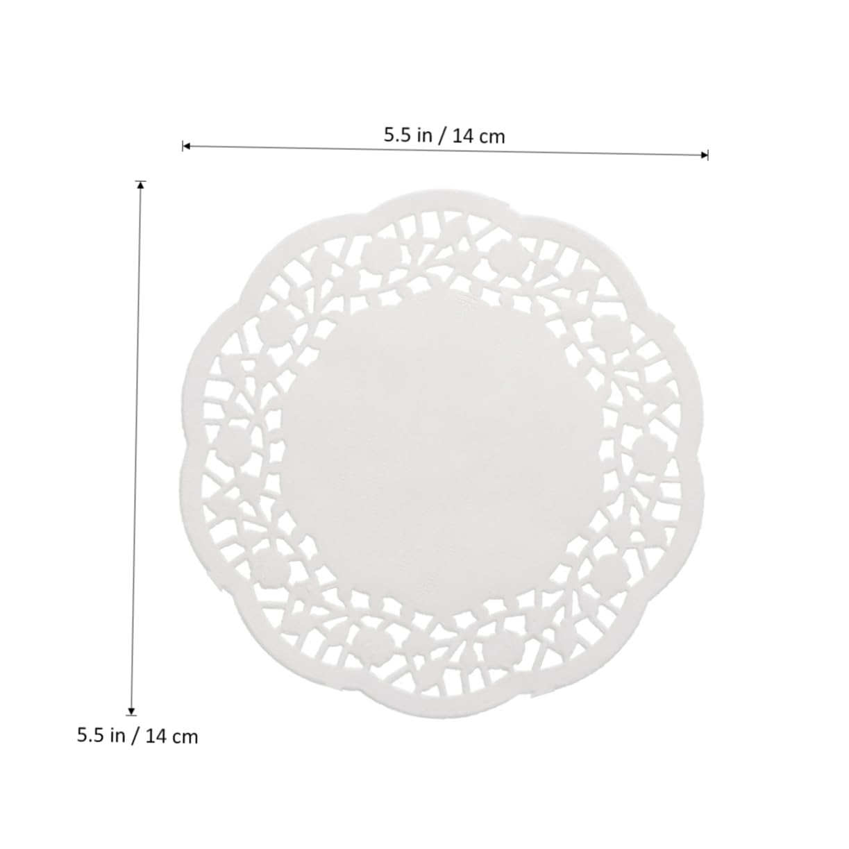 PRETYZOOM Home Décor 100pcs Kitchen Faicet Table Decorations Stuff for Kitchen Cake Mat Nye Table Decor Accesorios Oil Blotting Paper Tablecloth Lace Paper Doilies White Cake Paper Pizza