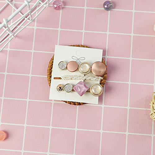 Jewels Galaxy Gracious Pearl Gold Plated Hairclip Jewellery for Women (Style 12) (CT-HP-6631) 1
