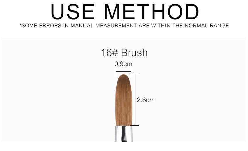 KADS Kolinsky Acrylic Nail Brush